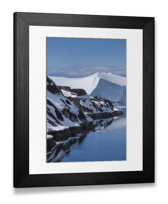 Framed Print : Greenland, Disko Bay, Ilulissat, elevated view of floating ice Framed Print : Greenland, Disko Bay, Ilulissat, elevated view of floating ice