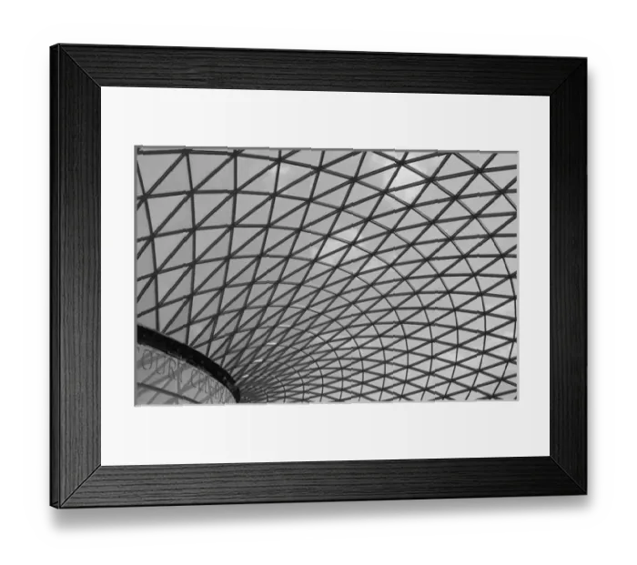 Framed Print : Europe, Great Britain, London. Roof of British museum