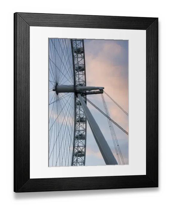 Framed Print : Europe, Great Britain, London. Close-up of The Eye Ferris wheel Framed Print : Europe, Great Britain, London. Close-up of The Eye Ferris wheel