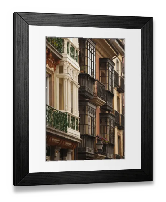 Framed Print : Spain, Asturias Region, Asturias Province, Oviedo, town architecture Framed Print : Spain, Asturias Region, Asturias Province, Oviedo, town architecture