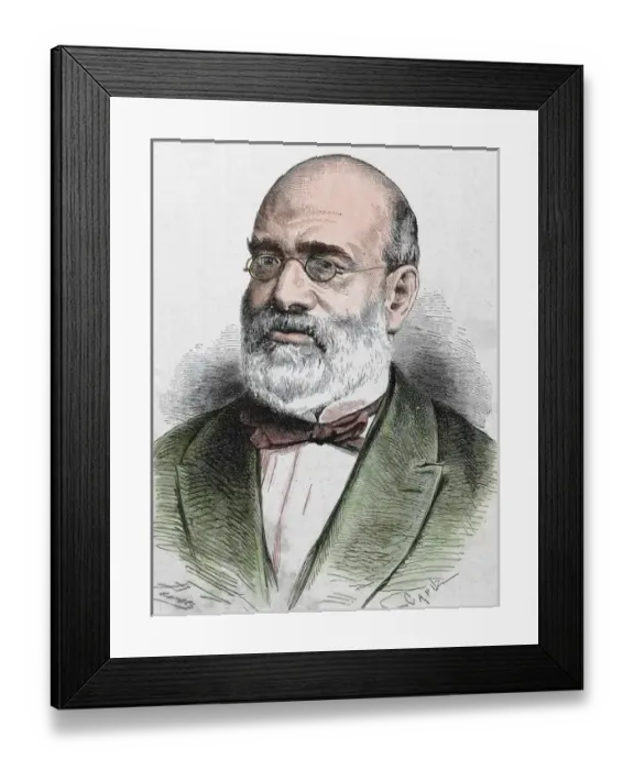 Framed Print : Antonio Aparisi Guijarro (18151872). Spanish politician and journalist. Engraving by Capuz Framed Print : Antonio Aparisi Guijarro (18151872). Spanish politician and journalist. Engraving by Capuz
