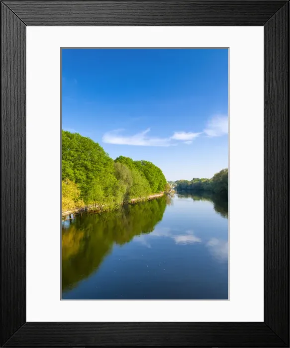 Framed Print : Emajogi River, Tartu, Estonia, Baltic States, Europe