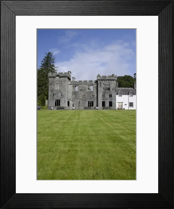 Framed Print : Scotland, Inner Hebrides, Isle of Skye, Armadale Castle & Gardens, ruins of Clan Donald house Framed Print : Scotland, Inner Hebrides, Isle of Skye, Armadale Castle & Gardens, ruins of Clan Donald house