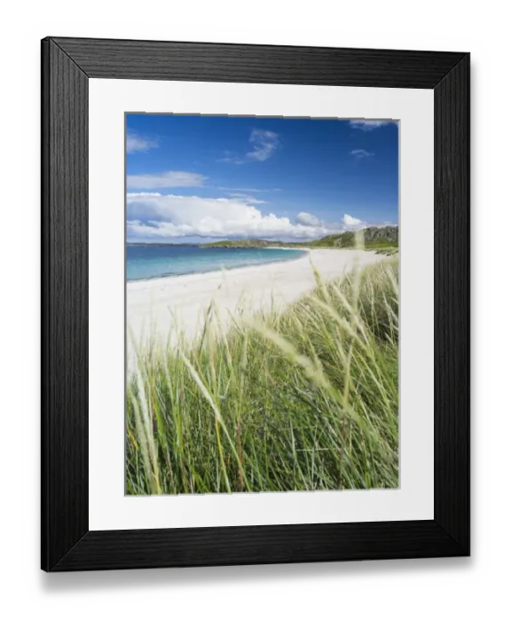 Framed Print : landscape in the northern part of the Isle of Lewis, which, together with the connected