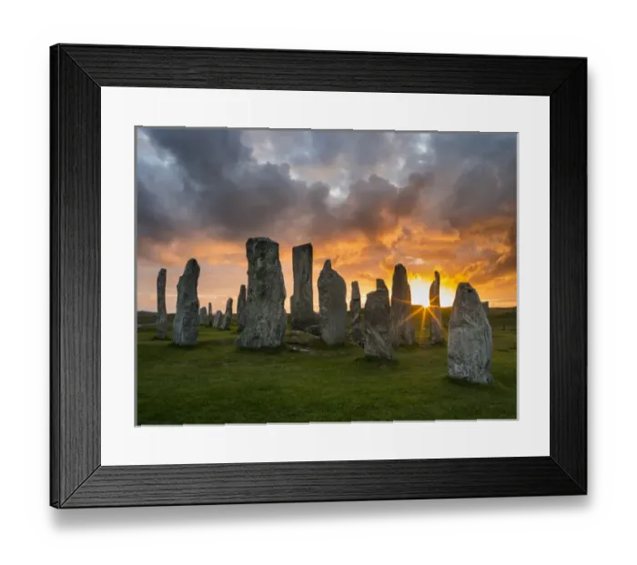 Framed Print : Standing Stones of Callanish (Callanish 1) on the Isle of Lewis in the Outer Hebrides