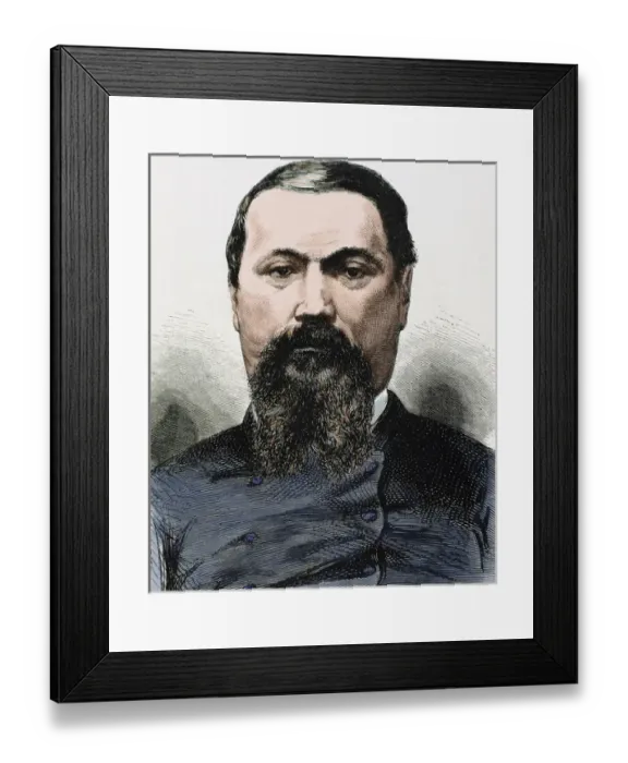 Framed Print : Pierre-Napoleon Bonaparte (Rome, 1815-1881). Nephew of Napoleon I. Named Prince by Napoleon III Framed Print : Pierre-Napoleon Bonaparte (Rome, 1815-1881). Nephew of Napoleon I. Named Prince by Napoleon III