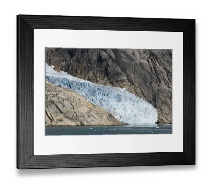 Framed Print : Glacier Prins Christian Sund Greenland