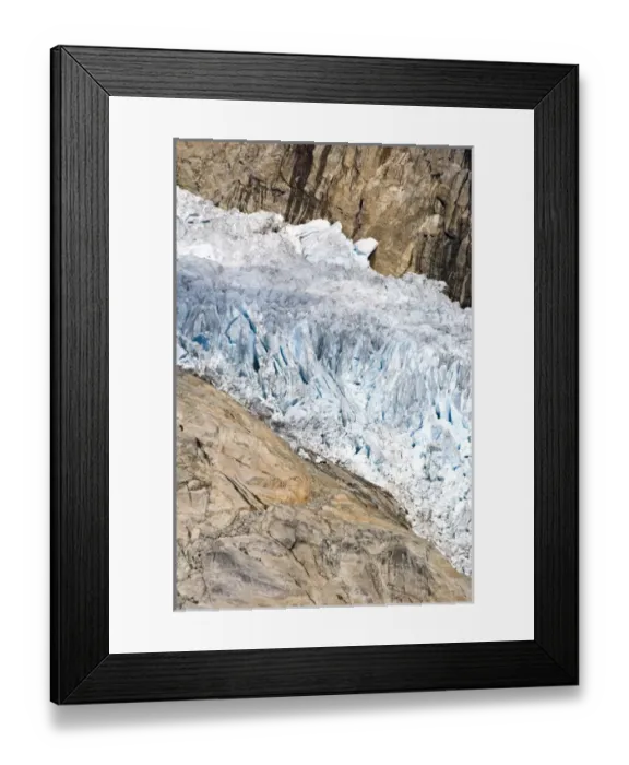 Framed Print : Glacier Prins Christian Sund Greenland