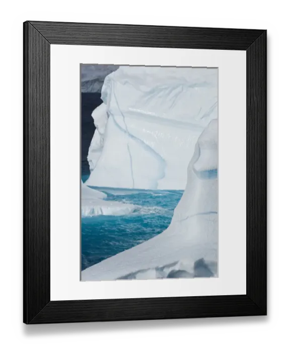 Framed Print : Icebergs Cape York Greenland