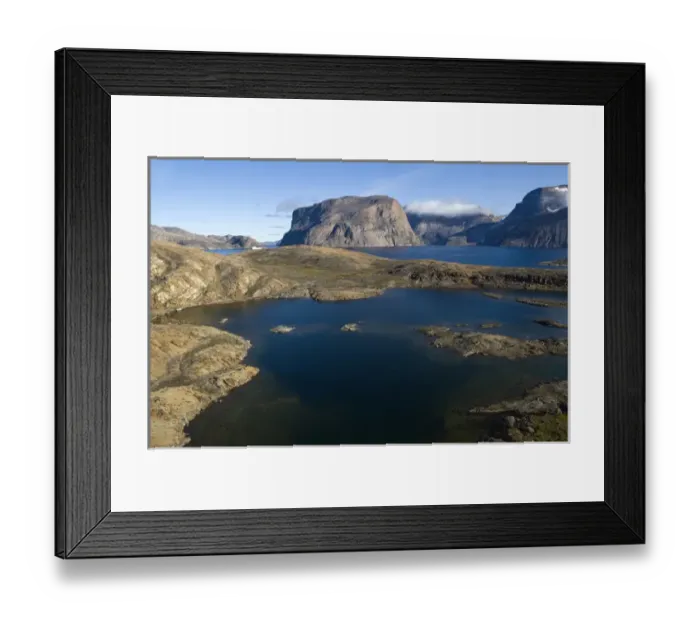 Framed Print : Landscape Long Island Greenland Framed Print : Landscape Long Island Greenland