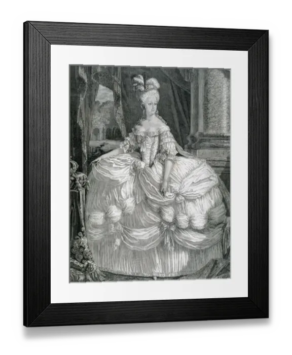 Framed Print : Marie Antoinette (1755-1793). Wife of Louis XVI and Queen of France (1774-92) Framed Print : Marie Antoinette (1755-1793). Wife of Louis XVI and Queen of France (1774-92)