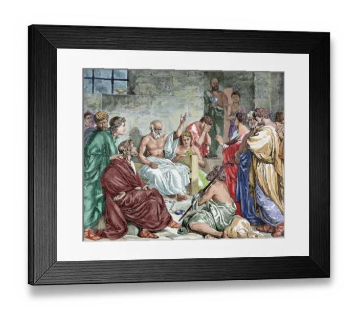 Framed Print : Socrates (c. 469-399 BC). Classical Greek Athenian philosopher
