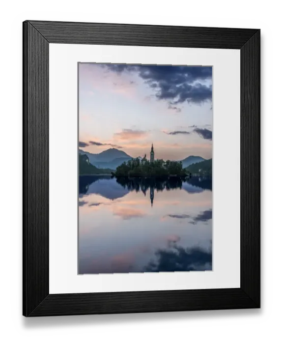 Framed Print : Slovenia, Bled, Lake Bled Dawn Framed Print : Slovenia, Bled, Lake Bled Dawn