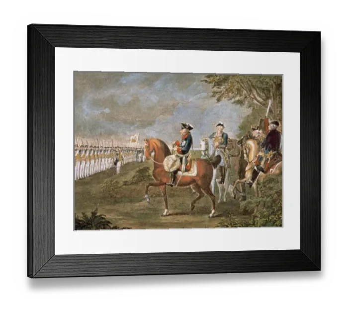 Framed Print : Frederick II the Great (1712-1786). King of Prussia (1740-1786)