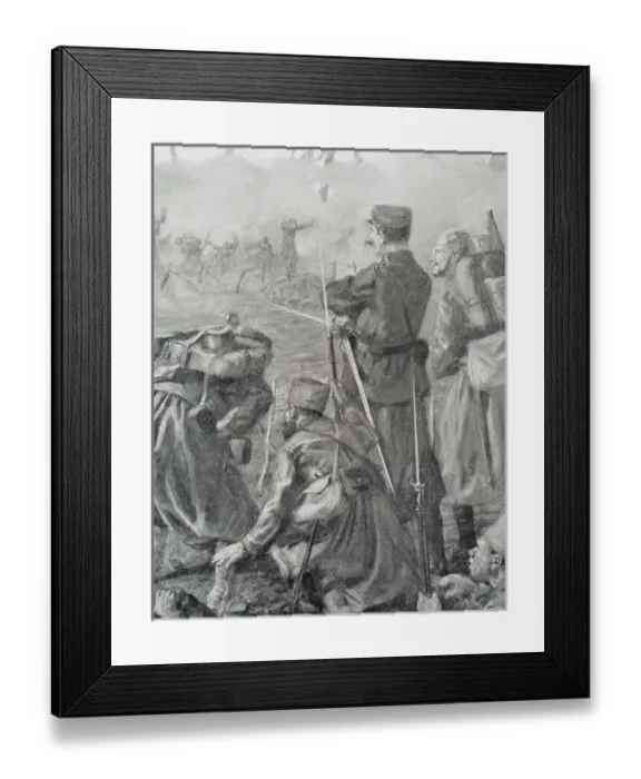 Framed Print : WORLD WAR I (1914-1918). Use of suffocating smoke in the attacks on French and British troops Framed Print : WORLD WAR I (1914-1918). Use of suffocating smoke in the attacks on French and British troops