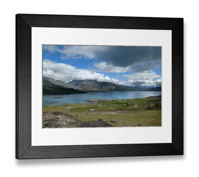 Framed Print : Greenland, Igaliku. Once the heart of 12th century Norse Greenland, Igaliku is a