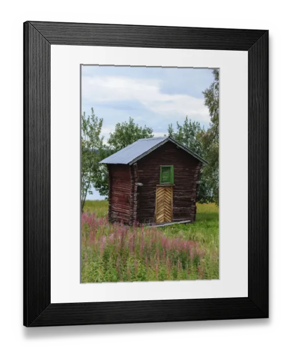 Framed Print : Sweden, Norrbotten. Old barn in Vittangi Framed Print : Sweden, Norrbotten. Old barn in Vittangi