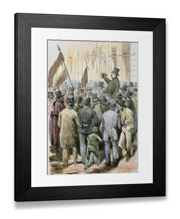 Framed Print : First Spanish Republic (February 11, 1873 to January 3, 1874) Framed Print : First Spanish Republic (February 11, 1873 to January 3, 1874)