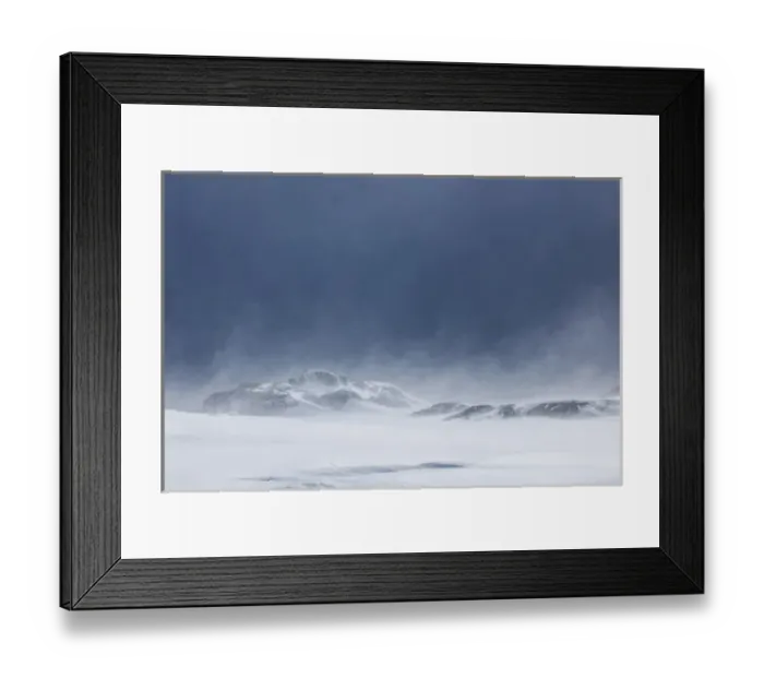 Framed Print : Greenland, Nuuk, late spring snow storm Framed Print : Greenland, Nuuk, late spring snow storm