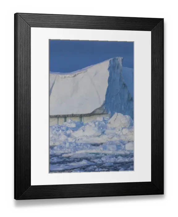 Framed Print : Greenland, Disko Bay, Ilulissat, floating ice at sunset Framed Print : Greenland, Disko Bay, Ilulissat, floating ice at sunset