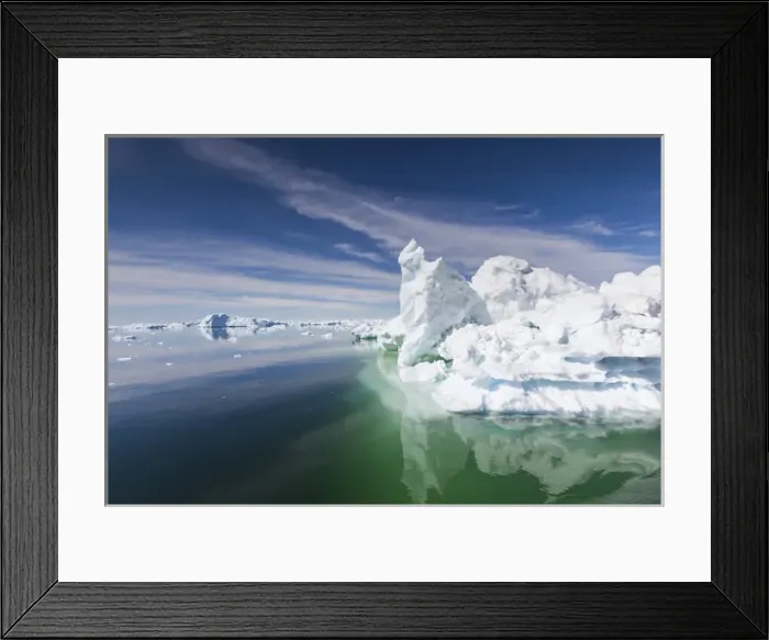Framed Print : Greenland, Disko Bay, Oqaatsut, floating ice Framed Print : Greenland, Disko Bay, Oqaatsut, floating ice