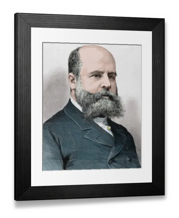 Framed Print : Alberto Aguilera Velasco (18421913). Spanish politician and lawyer. Engraving by Carretero Framed Print : Alberto Aguilera Velasco (18421913). Spanish politician and lawyer. Engraving by Carretero