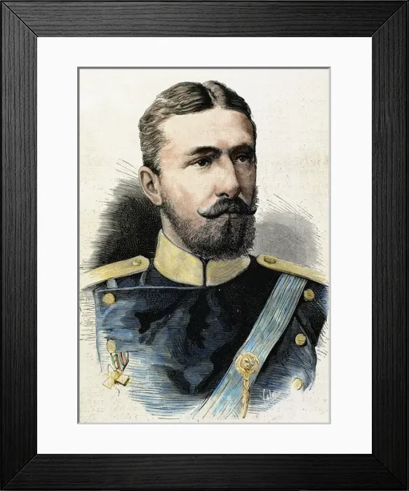 Framed Print : Alexander of Battenberg (1857-1893). Prince of Bulgaria (1879-1886)