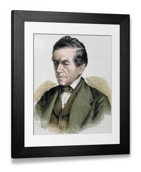 Framed Print : STRAUSS, David Friedrich (Ludwigaburg, 1808-Ludwigaburg, 1874). German theologian and philosopher Framed Print : STRAUSS, David Friedrich (Ludwigaburg, 1808-Ludwigaburg, 1874). German theologian and philosopher