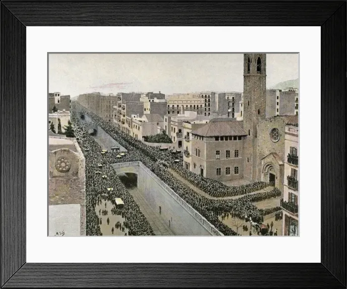 Framed Print : Evaristo Arnaus y de Ferrer (1820-1890). Spanish financier