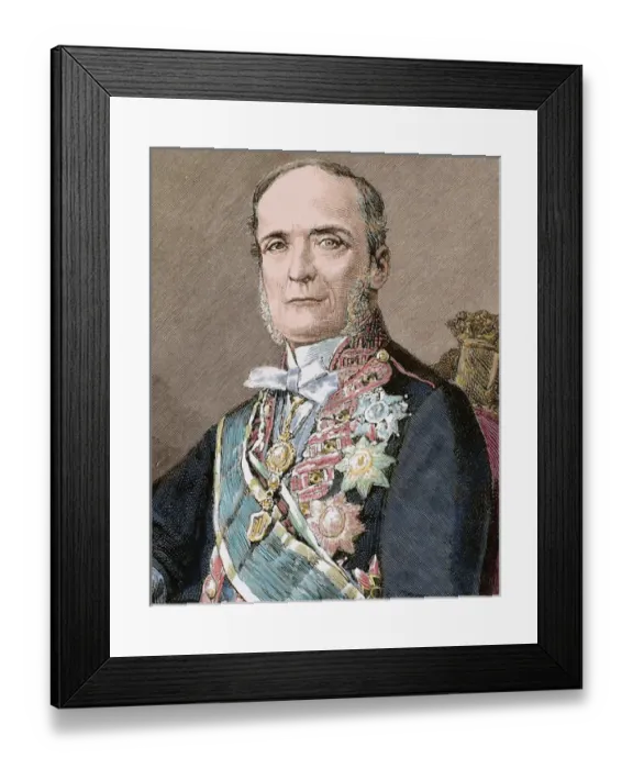 Framed Print : Calderon Collantes, Ferdinand (1811-1890). Spanish politician. Portrait Framed Print : Calderon Collantes, Ferdinand (1811-1890). Spanish politician. Portrait