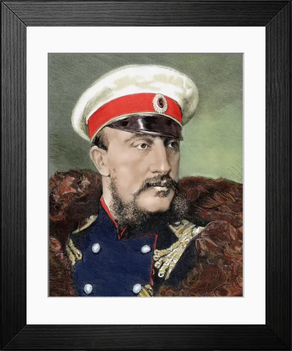 Framed Print : Grand Duke Konstantin Nikolayevich of Russia (1827-1892). Colored engraving Framed Print : Grand Duke Konstantin Nikolayevich of Russia (1827-1892). Colored engraving