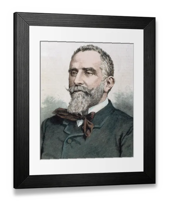 Framed Print : AZCARATE MENENDEZ, Gumersindo (1840-1917). Spanish politician and sociologist. Engraving Framed Print : AZCARATE MENENDEZ, Gumersindo (1840-1917). Spanish politician and sociologist. Engraving