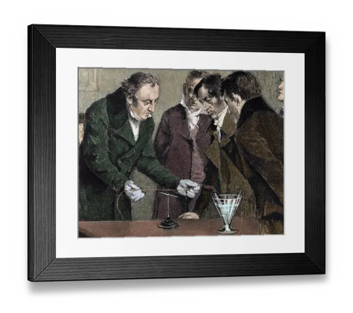 Framed Print : Oersted, Hans Christian (Copenhagen Rudkobing, 1777-1851). Danish physicist and chemist Framed Print : Oersted, Hans Christian (Copenhagen Rudkobing, 1777-1851). Danish physicist and chemist