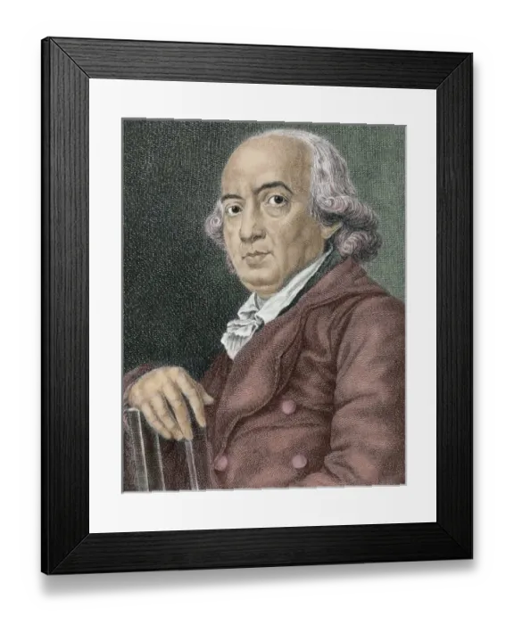 Framed Print : Herder, Johann Gottfried (Mohrungen, East Prussia, 1744-Weimar, 1803). German writer Framed Print : Herder, Johann Gottfried (Mohrungen, East Prussia, 1744-Weimar, 1803). German writer