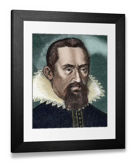 Framed Print : Kepler, Johannes (1571-1630) German mathematician and astronomer Framed Print : Kepler, Johannes (1571-1630) German mathematician and astronomer