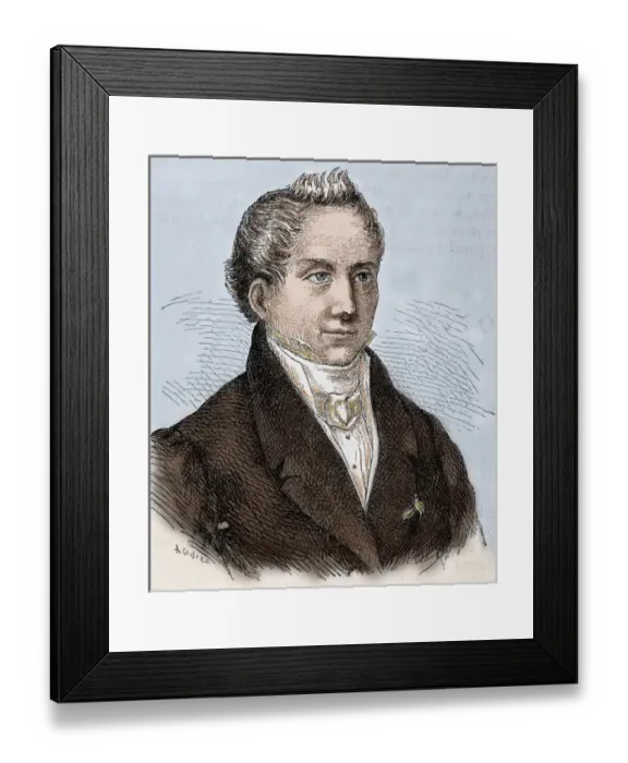 Framed Print : Karl Wilhelm Friedrich Schlegel (17721829) Framed Print : Karl Wilhelm Friedrich Schlegel (17721829)
