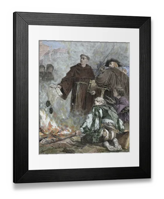 Framed Print : Martin Luther, (Eisleben, 1483, Eisleben, 1546). German reformer. Doctor of Theology Framed Print : Martin Luther, (Eisleben, 1483, Eisleben, 1546). German reformer. Doctor of Theology