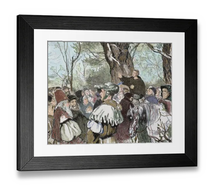 Framed Print : Martin Luther, (Eisleben, 1483, Eisleben, 1546). German reformer. Doctor of Theology