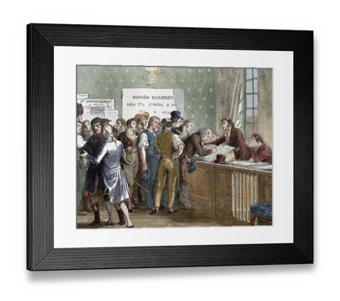 Framed Print : Napoleon Bonaparte (1769-1821). Military and political leader of France and Emperor