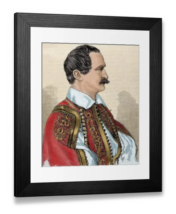 Framed Print : Otto I (1815-1867). King of Greece (1832-62), second son of Ludwig I of Bavaria Framed Print : Otto I (1815-1867). King of Greece (1832-62), second son of Ludwig I of Bavaria
