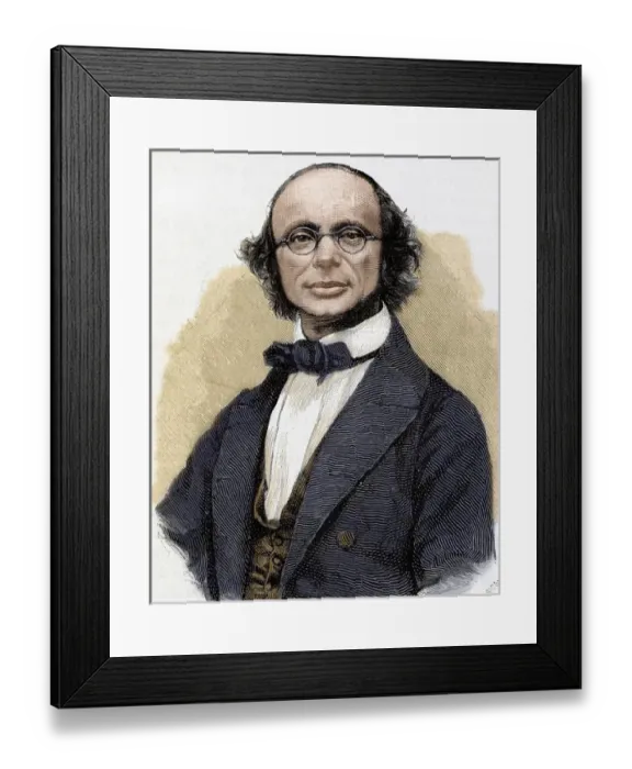 Framed Print : Weber, Wilhelm Eduard (Wittenberg, 1804, Gottingen, 1891). German physicist. Nineteenth-century Framed Print : Weber, Wilhelm Eduard (Wittenberg, 1804, Gottingen, 1891). German physicist. Nineteenth-century