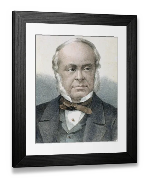 Framed Print : GLADSTONE, William Ewart (Liverpool Hawarden, 1809-1898). British statesman. Conservative MP (1832) Framed Print : GLADSTONE, William Ewart (Liverpool Hawarden, 1809-1898). British statesman. Conservative MP (1832)