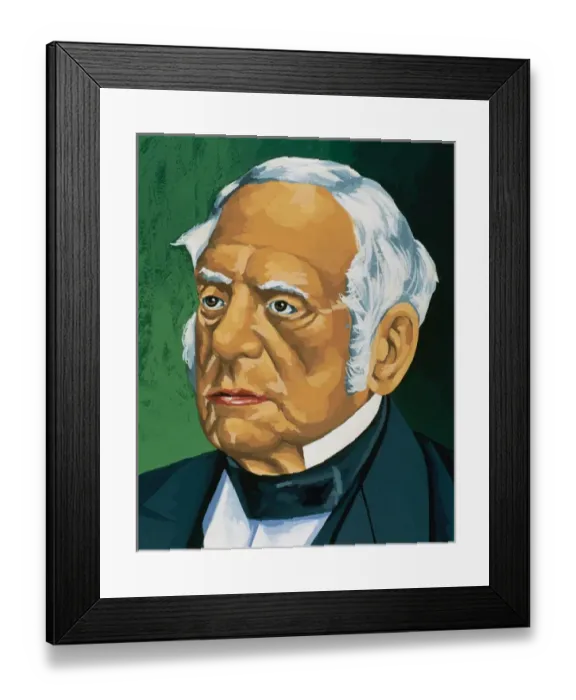 Framed Print : AUBER, Daniel Franois Esprit (Caen, 1782-Pars, 1871). French composer