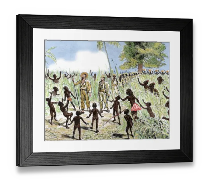 Framed Print : Brazza, Pierre-Paul Savorgnan de (1852-1905). French explorer and navigator of Italian origin