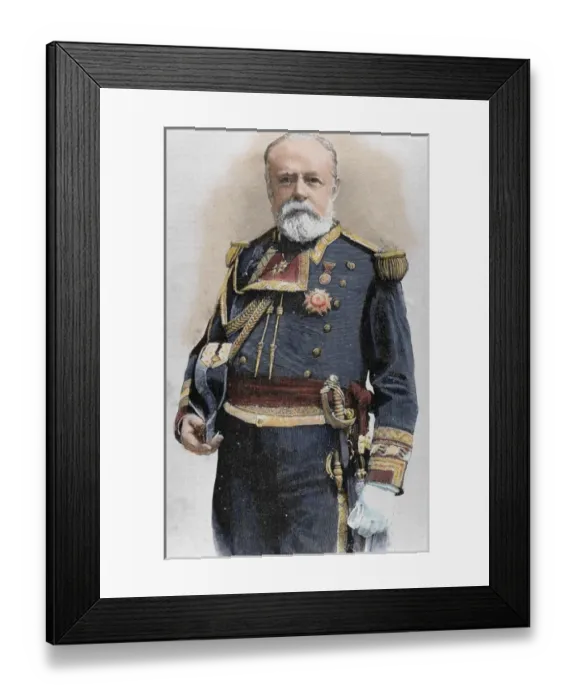 Framed Print : CERVERA, Pascual (1839- 1909). Spanish marine Framed Print : CERVERA, Pascual (1839- 1909). Spanish marine