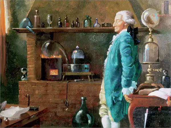 Lavoisier, Antoine Laurent (1743-1794). French chemist Established the composition of the water