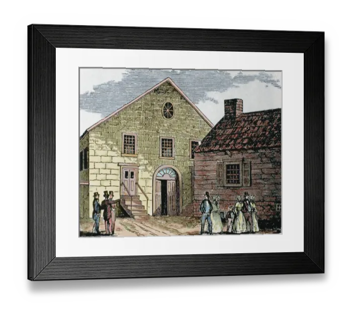 Framed Print : Saint Johns methodist Church. New York Framed Print : Saint Johns methodist Church. New York