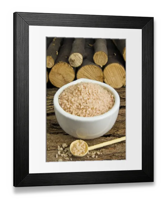Framed Print : Danish smoked salt Framed Print : Danish smoked salt