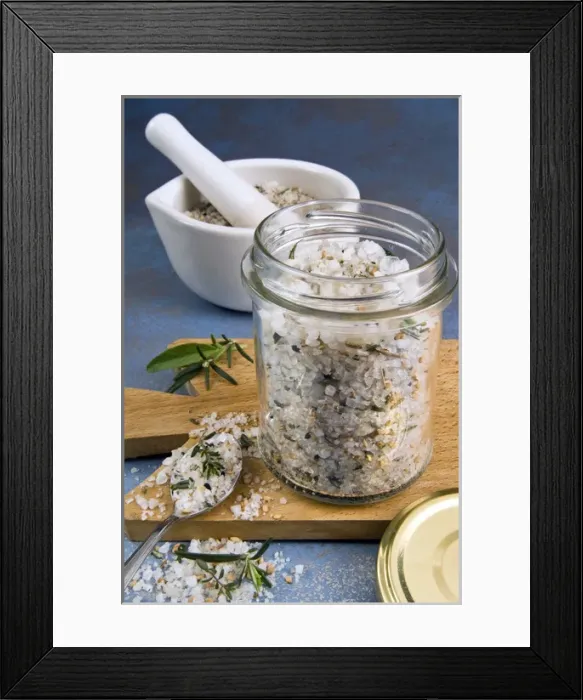 Framed Print : Herb and spiced salt Framed Print : Herb and spiced salt