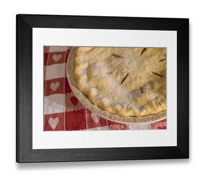 Framed Print : Homemade cherry pie, USA Framed Print : Homemade cherry pie, USA